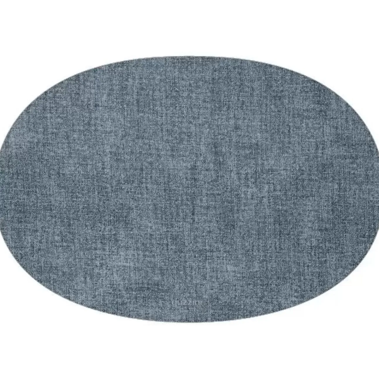 Tovaglietta Ovale Double Face Fabric Blu 34X48Cm
