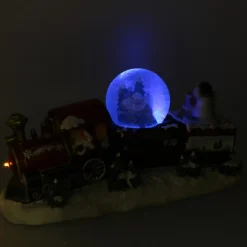 Trenino In Resina Con Led E Musica 34X11,5H18.5Cm