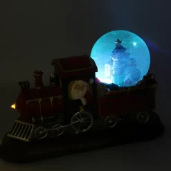 Trenino In Resina Con Led E Musica 24X8,5H17Cm