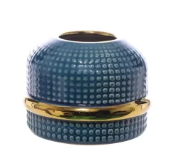 Vaso Ceramica 16,5X16,5X12,5Cm Blu