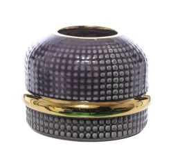 Vaso Ceramica 16,5X16,5X12,5Cm Porpora