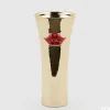 Vaso Kiss Concavo Oro 13Xh30Cm